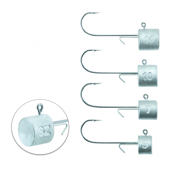 Svartzonker Ned Jig Head Bismuth (2pcs) in the group Hooks & Terminal Tackle / Jig Heads / Ned Rig Jig Heads at Sportfiskeprylar.se (SZ115400r)